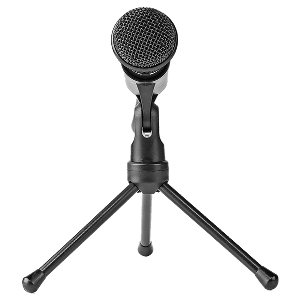 nedis Gooseneck Wired Condenser Microphone (Super Versatile, MICTJ100BK, Black)_1