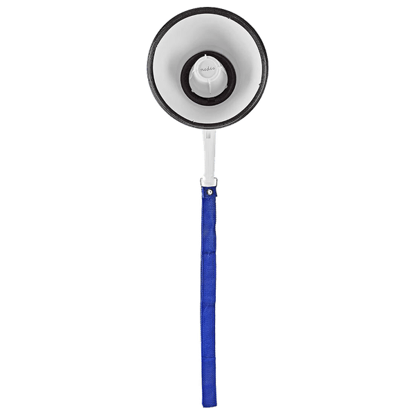nedis Handheld Wireless Microphone (Built-In Siren, MEPH150WT, White/Blue)_1