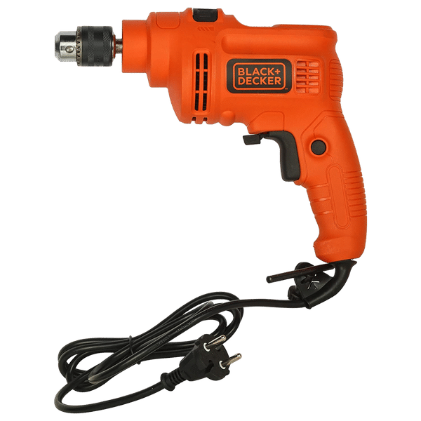 BLACK+DECKER KR5010V-IN 550 W Hammer Drill (Lock-On Switch, Orange)_1