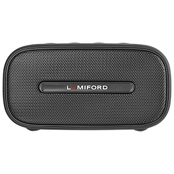 LUMIFORD BT13 5W Portable Bluetooth Speaker (IPX7 Waterproof, Built-in HD Microphone, Stereo Channel, Black)_1