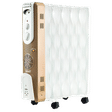 USHA 2500 Watts PTC Oil Filled Room Heater (Adjustable Thermostat, 3611 FS PTC, White)_1