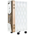 USHA 2000 Watts PTC Oil Filled Room Heater (Adjustable Thermostat, 3609 FS PTC, White)_1