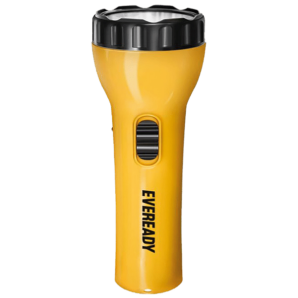 EVEREADY Sunny 0.5 Watts LED Torch (60 Lumens, Power On/Off Indicator, EVE DL92, Yellow/Black)_1