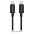 Forward FCTT-09 Type C to Type C 3.2 Feet (1M) Cable (Charge and Sync, Black)_2