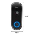 Qubo Wireless Video Door Bell (Person Detection, HCD01, Black)_2