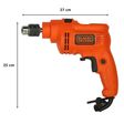 BLACK+DECKER KR5010V-IN 550 W Hammer Drill (Lock-On Switch, Orange)_2