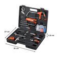 BLACK+DECKER BMT108C Hand Tool Kit (Tools Are Securely Housed, Orange)_2