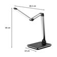 iGear 18 Watts LED Table Lamp (Eyesight Protection, iG-1075, Silver)_2