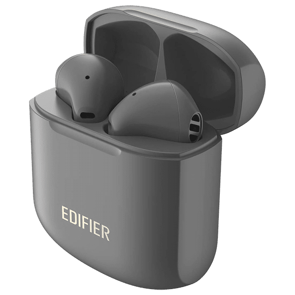EDIFIER TWS200 Truly Wireless Earbuds With Active Noise Cancellation ( 13mm LCP Diaphragm, Grey)_1