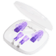 ANOMEO Focus and Relax Silicone and Polypropylene Earplugs (Noise Cancellation, 2430, Purple)_1