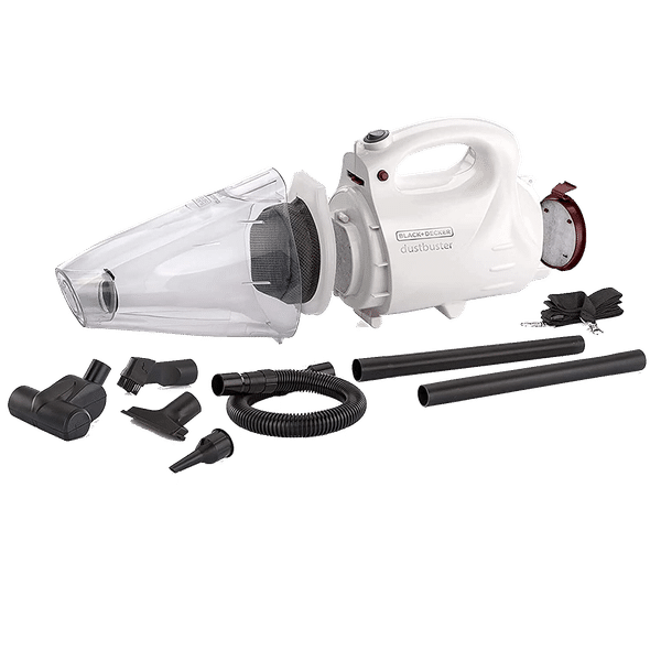 BLACK+DECKER Dustbuster 800 Watts Handheld Vacuum Cleaner (VH802-IN, White)_1