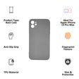 soundREVO C011 TPU Back Cover for Apple iPhone 11 (Camera Protection,, Grey)_3