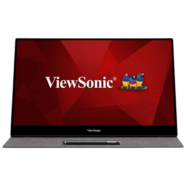 ViewSonic 39.62cm (15.6 Inches) Full HD Flat Panel Monitor (Pivot-able Display, HDMI, 60Hz, TD1655, Black)_1