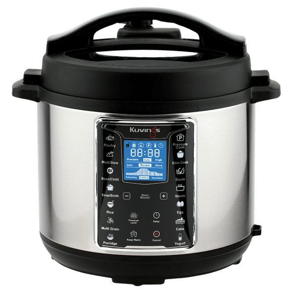 Kuvings Multipot 6 Litres Electric Rice Cooker With LCD Screen & Cooking Progress Indicator (Dark Silver)_1