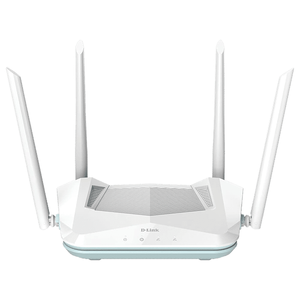 D-Link AX1500 Dual Band 1201 Mbps Wi-Fi Router (4 Antennas, 3 LAN Ports, Google Assistant And Alexa Supported, R15, White)_1