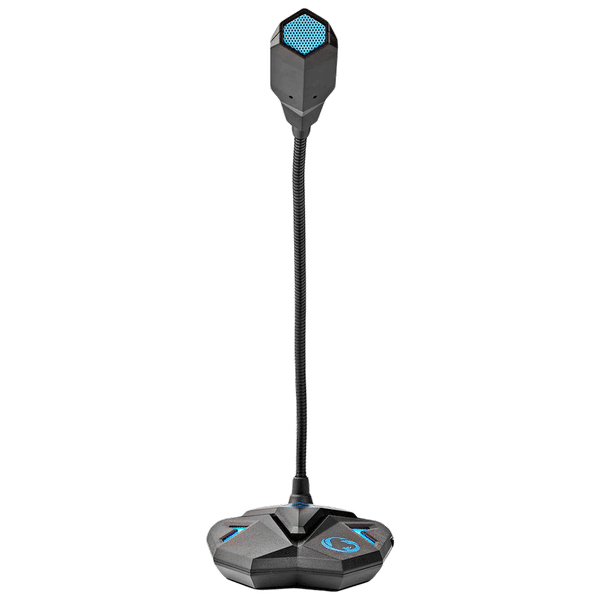nedis Gaming Gooseneck Wired Condenser Microphone (Mute Button, GMICGU100BK, Black)_1