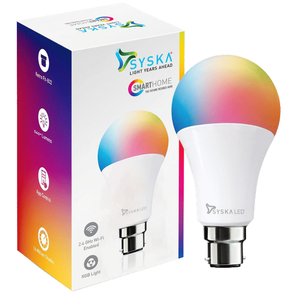 SYSKA 7 Watts Electric Powered LED Bulb (SSK-SMW-7W-C, White)_1