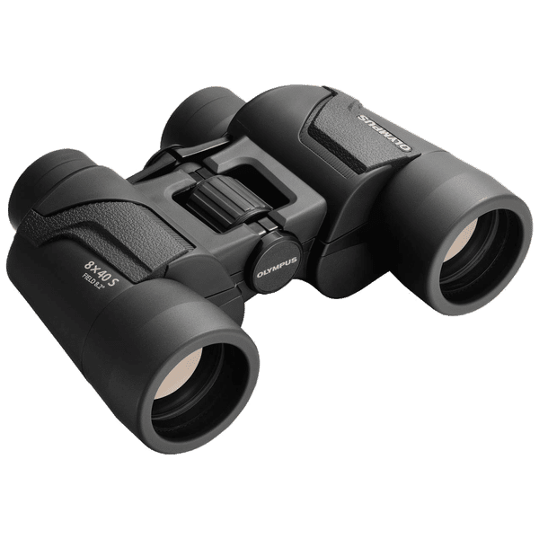 OLYMPUS 8 x 40 mm Porro Prism Optical Binoculars (Bright and Wider Field of View, 8X40S, Black)_1