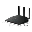 NETGEAR AX1800 Dual Band WiFi Router (3  Antennas, 5  LAN Ports Multicast Support RAX10, Black)_2