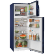 BOSCH Series 4 263 Litres 3 Star Frost Free Double Door Convertible Refrigerator with Temperature Display (CTC27B23EI, Sevian Blue)_2