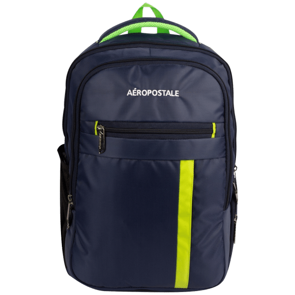 AEROPOSTALE Ever Onwards 20 Litres Nylon Backpack (Waterproof, AERO-BP-1002-N BLU, Blue)_1