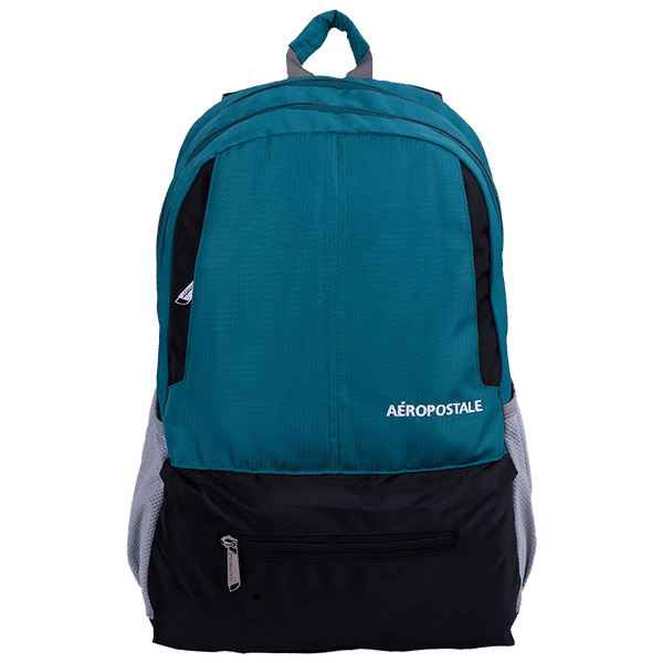 AEROPOSTALE Boundless 35 Litres Backpack (Waterproof, AERO-BP-1012-BLK/T, Teal Blue)_1