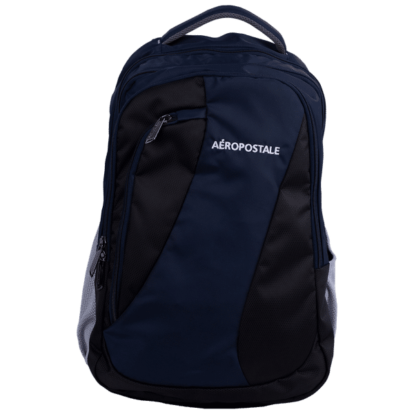 AEROPOSTALE Explorer 35 Litres Polyester Backpack (Water Proof, AERO-BP-1011-Black, Dark Blue)_1