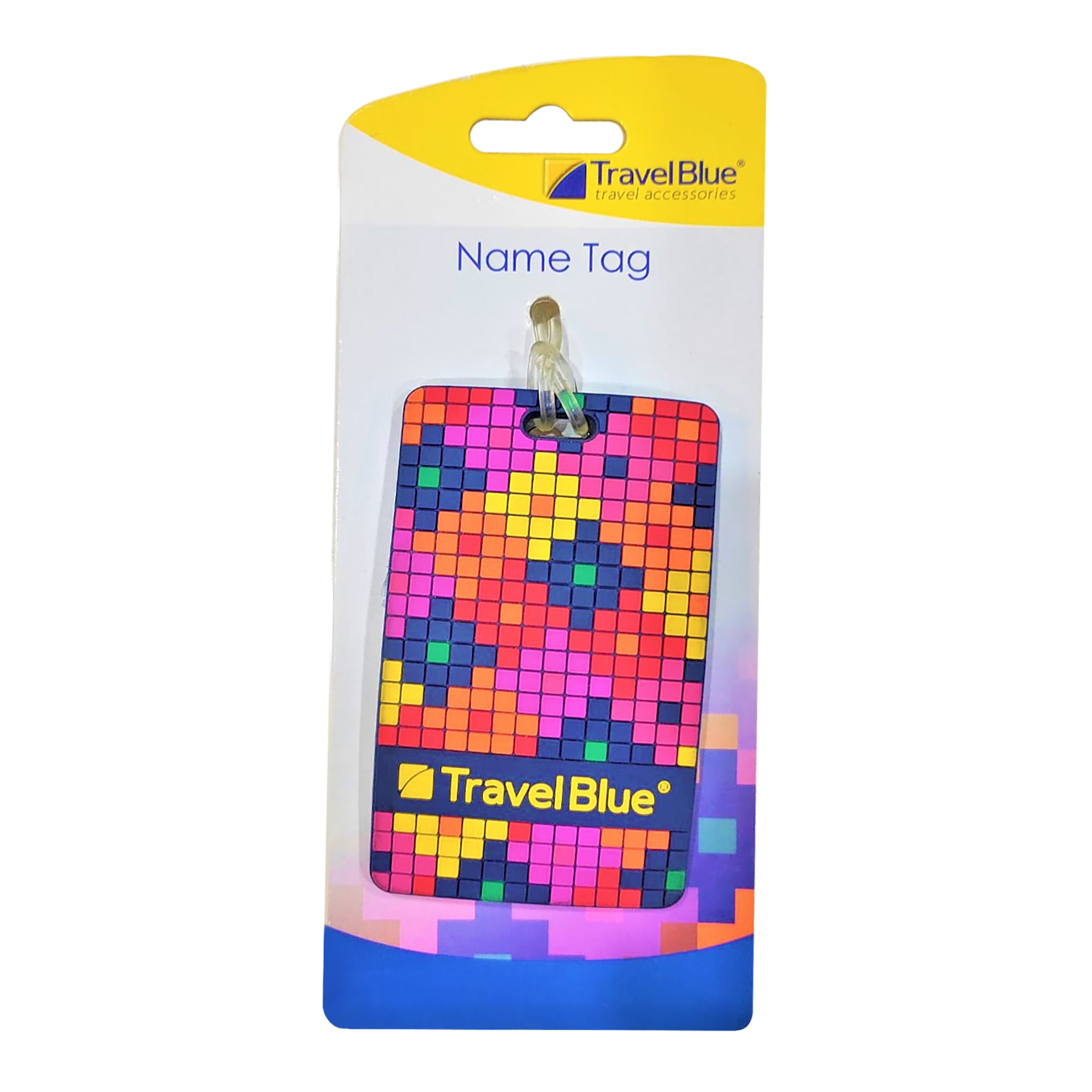 TRAVEL BLUE Puzzle Luggage Tags (Personal Details Concealed Inside The Tag, 101, Multi Color)_1