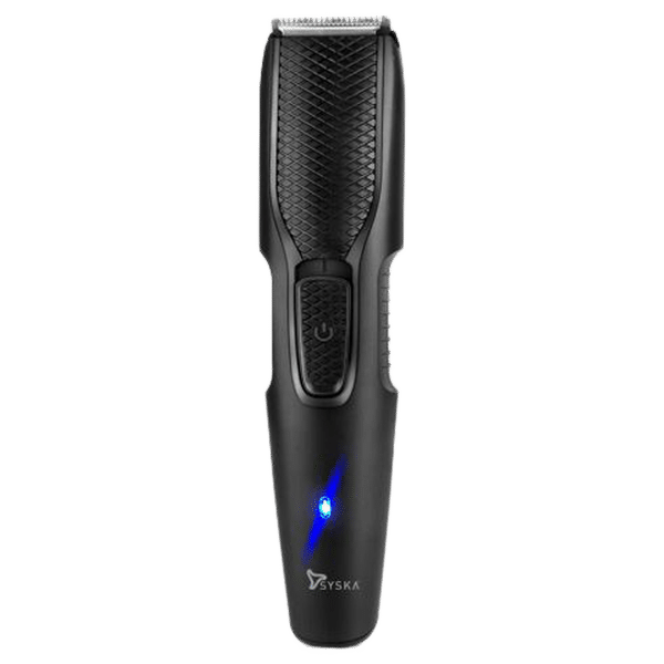 SYSKA HT200U Cordless Dry Trimmer for Beard and Moustache with 5 Length Settings for Men (40mins Runtime, Adjustable Trimming Range, Black)_1