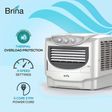 HAVELLS Brina 50 Litres Portable Air Cooler (Wood Wool Cooling Pads, GHRACBRE230, White/Grey)_3