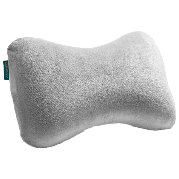 ANOMEO Memory Foam Neck Pillow (Hypoallergenic and Portable, 2404, Grey)_1