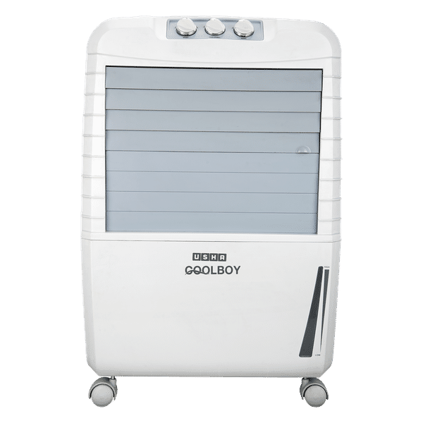 USHA COOLBOY 35 Litres Personal Air Cooler with Inverter Compatible (Thermal Overload Protection, White)_1