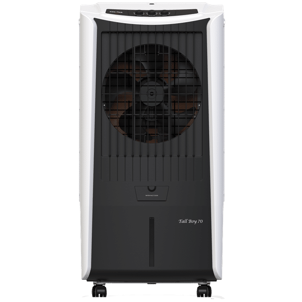 KENSTAR TALLBOY HC 70 Litres Desert Air Cooler (Honeycomb Cooling Technology, KCLTLBBK070FMH-ESV, Black & White)_1