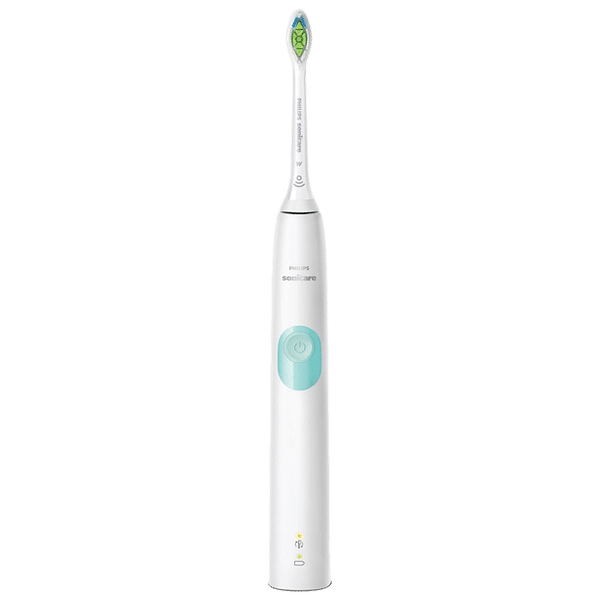 PHILIPS Sonicare ProtectiveClean 4300 Electric Toothbrush (Slim Ergonomic Design, HX6807/24, White and Mint)_1