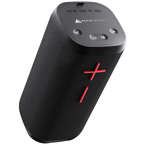 BOULT AUDIO BassBox Verve 10W Portable Bluetooth Speaker (IPX5 Water Resistant, Premium Haptics, Mono Channel, Black)_1