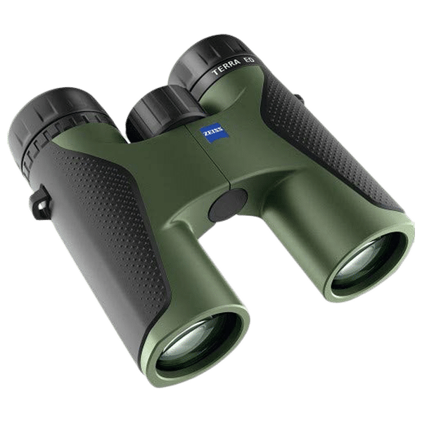 ZEISS Terra ED 10x 32mm Roof Prism Optical Binoculars (Hydrophobic Anti-Reflective Coating, 523204-9908-000, Green/Black)_1