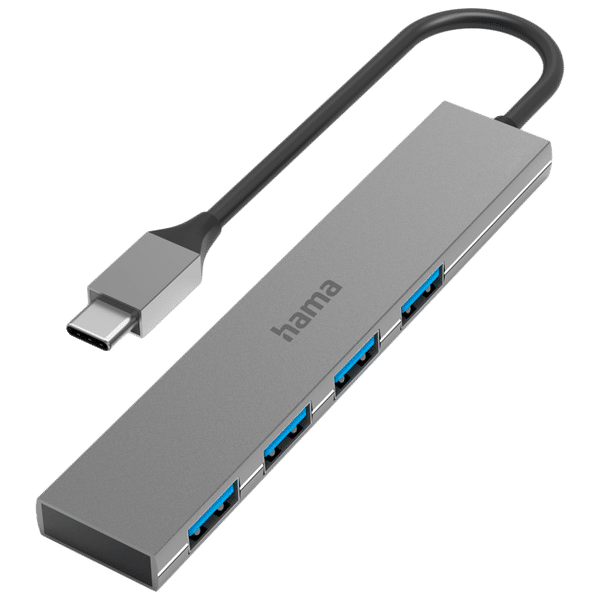 hama Hub for PC, Notebook (4 x USB 3.2 (Gen 1) Ports, 200101, Anthracite)_1