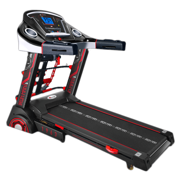 PowerMax 2.0HP Foldable Motorized Treadmill (Hydraulic Softdrop System (HSS), MTA-2300M, Red)_1