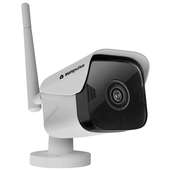 zunpulse CCTV Security Camera (Night Vision with Real-Time Monitoring, Camer - 720p, White)_1