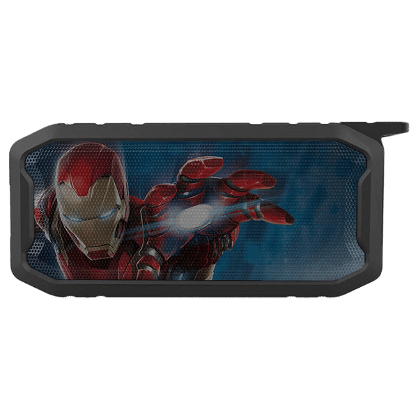 macmerise Mighty Ironman 6W Portable Bluetooth Speaker (IPX7 Water Resistant, TWS Compatibility, Multicolor)_1
