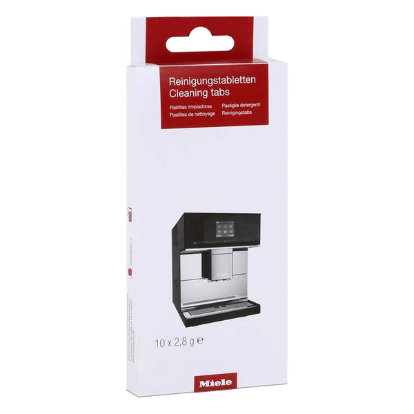 Miele Cleaning Tablet 10 piece For Coffee Machine (Highly Effective Cleaning, 10270530, White)_1