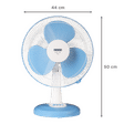 USHA Mist Air Flo 400cm Sweep 3 Blade Table Fan (4020 m³/hr Air Flow Volume, 12102MAF4022, Light Blue)_2