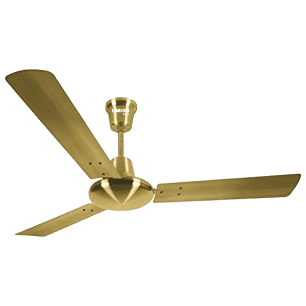 LUMINOUS Enchante 120cm Sweep 3 Blade Ceiling Fan (5 Speed Settings, TCFSB48E84100, Antique Brass)_1