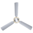 LUMINOUS Rio BelAir 120cm Sweep 3 Blade Ceiling Fan (Hubcap Plate Inside Wheel with 12 Pole Motor, F05RIOBELAPS, Prata Silver)_1