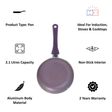 WONDERCHEF Royal Velvet Frying Pan (Non-Stick Coating, 63152945, Purple)_4