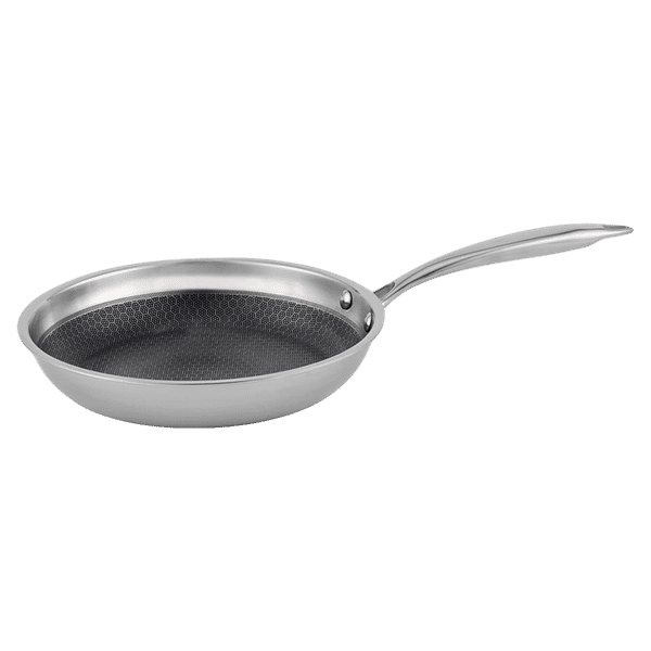 WONDERCHEF Stanton Frying Pan (304 Stainless Steel Body, 63152776, Silver)_1