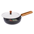 WONDERCHEF Ebony Frying Pan with Lid (Hard Anodized Aluminium, 63153114, Black)_1