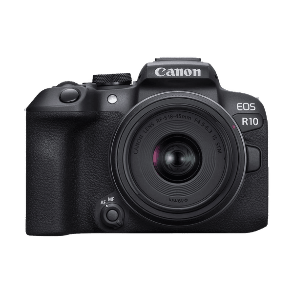 Canon EOS R10 24.2MP Mirrorless Camera (18-45 mm Lens, 22.3 x 14.9 mm Sensor, Vari-Angle Touch Screen LCD)_1
