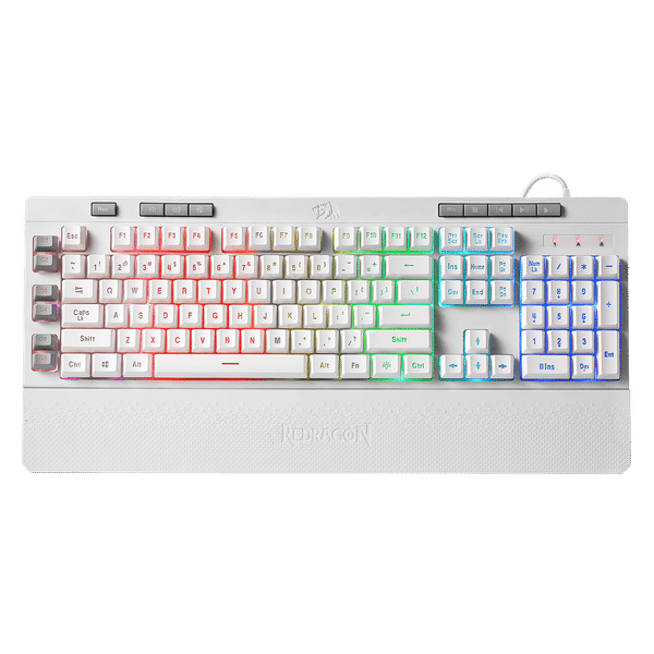 REDRAGON Shiva K512 Wired Gaming Keyboard (RGB Backlight, White)_1