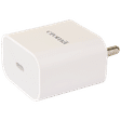 Croma 20W Type C Fast Charger (Type C to Type C Cable, Apple Compatible, White)_4